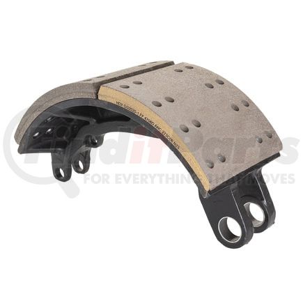 GG4708TCR by HALDEX - Drum Brake Shoe and Lining Assembly - Rear, Relined, For Use w/ Eaton "ES" for Meritor "P" Cast Iron