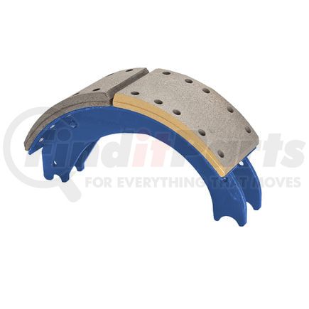 GG4719ES2N by HALDEX - Drum Brake Shoe and Lining Assembly - Front, New, without Hardware, for use with Eaton "ESII"