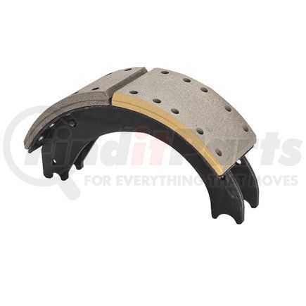 GG4719ES2R by HALDEX - Drum Brake Shoe and Lining Assembly - Front, without Hardware, for use with Eaton "ESII"