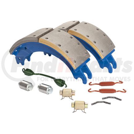 GG4720QJ by HALDEX - Drum Brake Shoe Kit - Rear, New, 2 Brake Shoes, with Hardware, for Meritor "Q" Plus