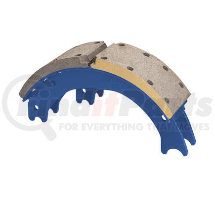 GG4729DQN by HALDEX - Drum Brake Shoe and Lining Assembly - Rear, New, 1 Brake Shoe, without Hardware, for use with Dana Applications