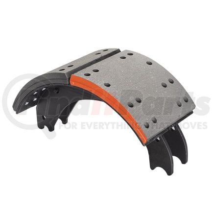 GP4709ES2R by HALDEX - Drum Brake Shoe and Lining Assembly - Rear, Relined, 1 Brake Shoe, without Hardware, for use with Eaton "ESII" Applications