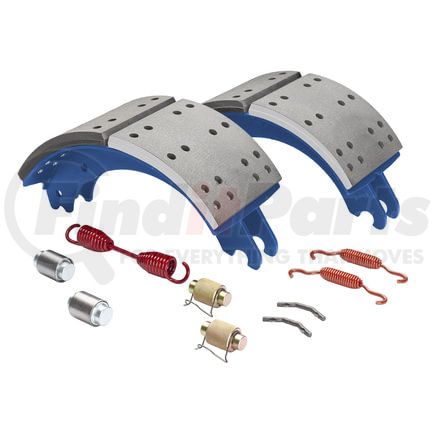 GR4515QJ by HALDEX - Drum Brake Shoe Kit - Rear, New, with Hardware, for Meritor "Q" Current Design Applications