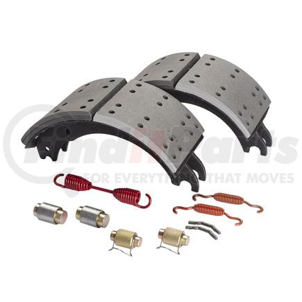 GR4515X3G by HALDEX - Drum Brake Shoe Kit - Remanufactured, Rear, with Hardware, for Fruehauf "XEM3" Applications