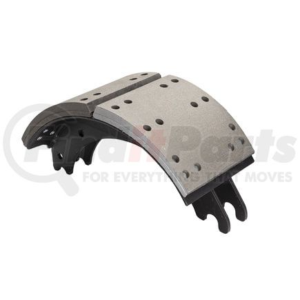 GR4707QR by HALDEX - Drum Brake Shoe and Lining Assembly - Rear, without Hardware, for use with Meritor "Q" Plus