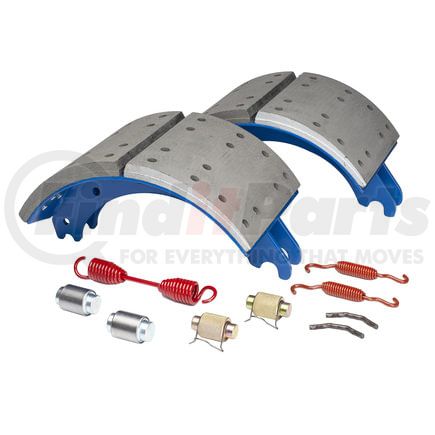 GR4711QJ by HALDEX - Drum Brake Shoe Kit - Rear, New, 2 Brake Shoes, with Hardware, for use with Meritor "Q" Plus