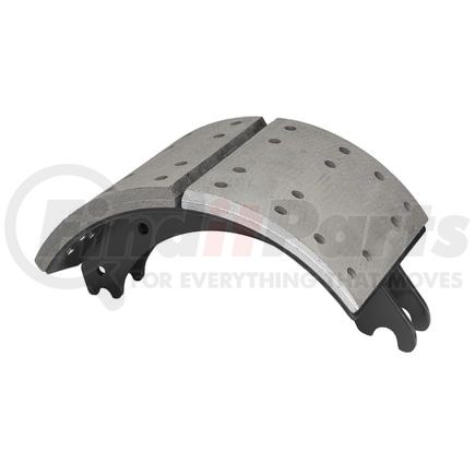 GR4711QR by HALDEX - Drum Brake Shoe and Lining Assembly - Rear, without Hardware, for use with Meritor "Q" Plus