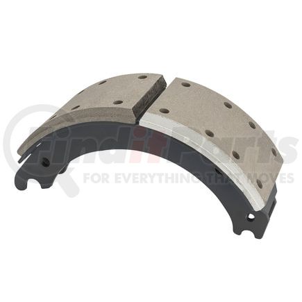 GR4720QR by HALDEX - Drum Brake Shoe and Lining Assembly - Front, without Hardware, for use with Meritor "Q" Plus