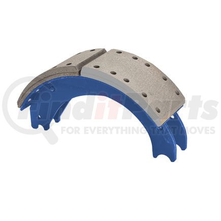 GR4719ES2N by HALDEX - Drum Brake Shoe and Lining Assembly - Front, New, without Hardware, for use with Eaton "ESII"