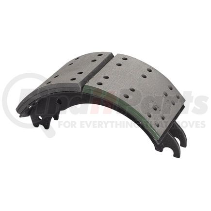 GZ4515X3R by HALDEX - Drum Brake Shoe and Lining Assembly - Rear, Relined, 1 Brake Shoe, without Hardware, for use with Fruehauf "XEM3" Applications