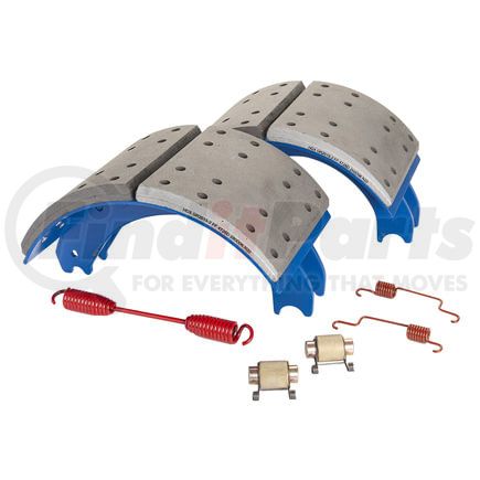 GR4726ES2J by HALDEX - Drum Brake Shoe Kit - Rear, New, 2 Brake Shoes, with Hardware, for Eaton "ESII" Applications