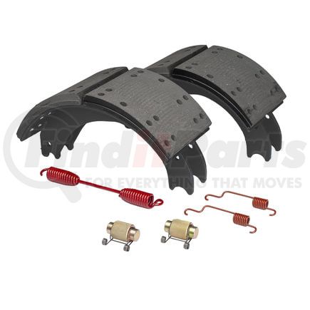 HV884709ES2J by HALDEX - Drum Brake Shoe Kit - Rear, New, 2 Brake Shoes, with Hardware, for use with Eaton "ESII"