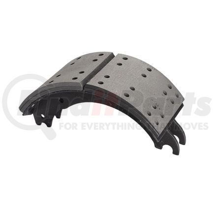 HV884515X3R by HALDEX - Drum Brake Shoe and Lining Assembly - Rear, without Hardware, for use with Fruehauf "XEM3"