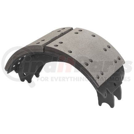 HV884709ESR by HALDEX - Drum Brake Shoe and Lining Assembly - Rear, Relined, 1 Brake Shoe, for use with Eaton "ES"