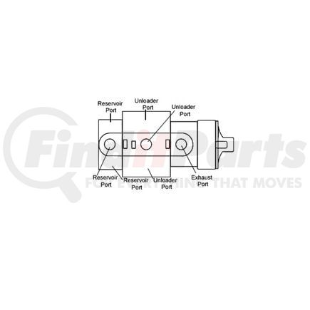 KN18532 by HALDEX - Air Brake Compressor Governor - Piston Type, Water Resistant Applications