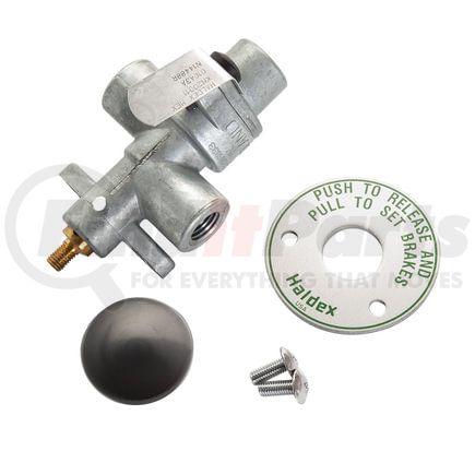 KN20011 by HALDEX - Air Brake Park Control Valve Kit - Hand Operated Push-Pull, 3/4" Hole in Dashboard