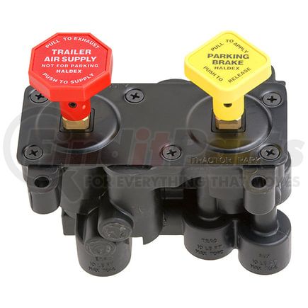 KN20615 by HALDEX - Manifold Dash Valve - Horizontal Mounting, Air Supply and Parking Brake, 1/4 in. Ports, OEM N4400EK - N4400