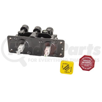 KN20607 by HALDEX - Manifold Dash Valve - Vertical Mounting, Air Supply and Parking Brake, 3/8 in. Ports, OEM N4400EF - N4400S