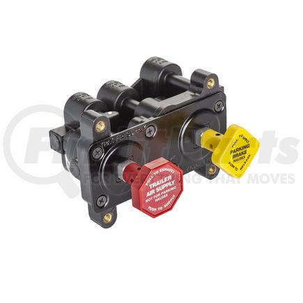 KN20611 by HALDEX - Manifold Dash Valve - EGC One Piece Housing, with 2 Spools, 1/2" Ports