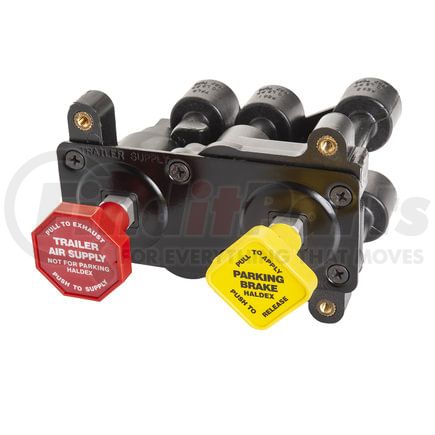 KN20612 by HALDEX - Manifold Dash Valve - Horizontal Mounting, Air Supply and Parking Brake, 1/4 in. Ports, OEM N4400EJ - N4400A