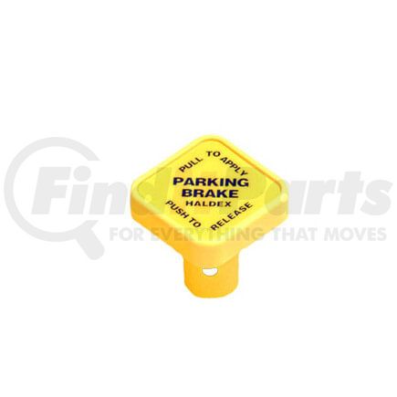 KN20901 by HALDEX - Dash Knob - For Pin Type Push-Pull Valves, Yellow, 3/8" Mounting Shaft