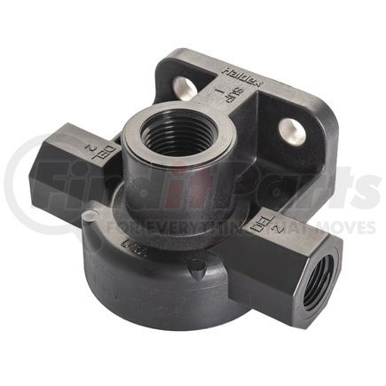 KN32013 by HALDEX - Air Brake Quick Release Valve - 0 PSI, 1/2" Inlet, 3/8" Delivery, With Bottom Cover