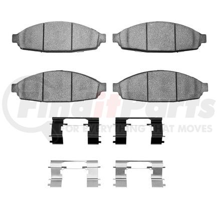 1551-0931-01 by DYNAMIC FRICTION COMPANY - 5000 Advanced Pads - Ceramic and Hardware Kit