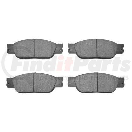 1551-0933-00 by DYNAMIC FRICTION COMPANY - 5000 Advanced Brake Pads - Low Metallic
