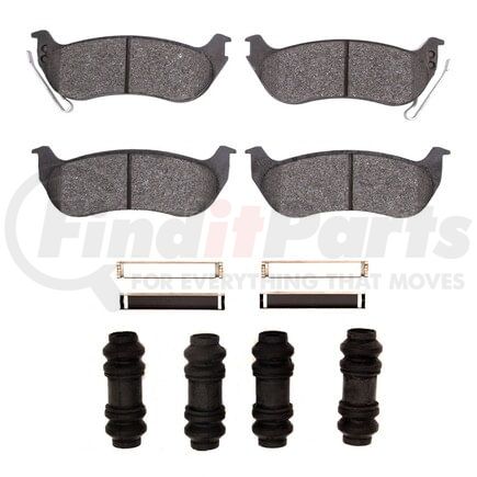 1551-0964-01 by DYNAMIC FRICTION COMPANY - 5000 Advanced Pads - Ceramic and Hardware Kit