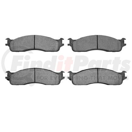 1551-0965-00 by DYNAMIC FRICTION COMPANY - 5000 Advanced Brake Pads - Semi Metallic