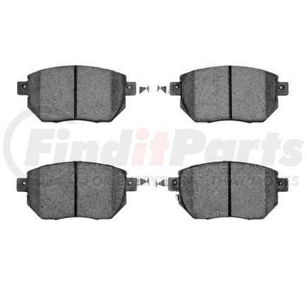 1551-0969-00 by DYNAMIC FRICTION COMPANY - 5000 Advanced Brake Pads - Ceramic