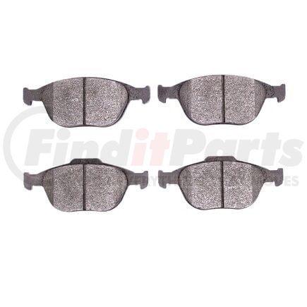 1551-0970-00 by DYNAMIC FRICTION COMPANY - 5000 Advanced Brake Pads - Low Metallic