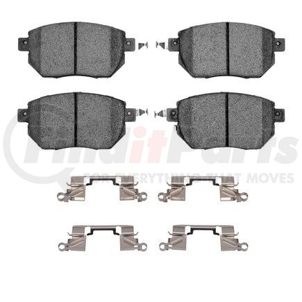 1551-0969-01 by DYNAMIC FRICTION COMPANY - 5000 Advanced Pads - Ceramic and Hardware Kit