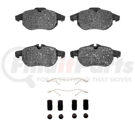1551-0972-01 by DYNAMIC FRICTION COMPANY - 5000 Advanced Pads - Low-Metallic and Hardware Kit