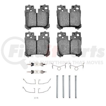 1310-1283-01 by DYNAMIC FRICTION COMPANY - 3000 Ceramic Pads and Hardware Kit