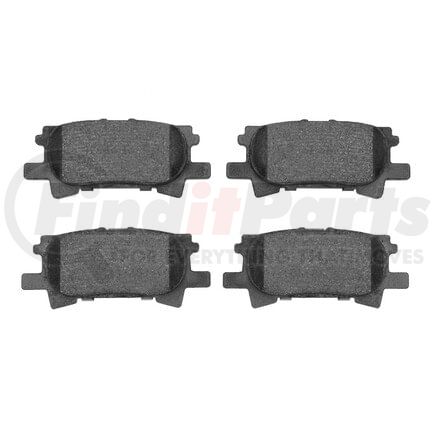 1551-0996-00 by DYNAMIC FRICTION COMPANY - 5000 Advanced Brake Pads - Ceramic