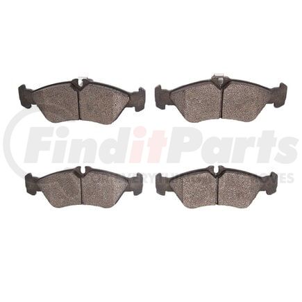 1551-1006-00 by DYNAMIC FRICTION COMPANY - 5000 Advanced Brake Pads - Semi Metallic