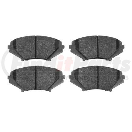 1551-1009-00 by DYNAMIC FRICTION COMPANY - 5000 Advanced Brake Pads - Semi Metallic