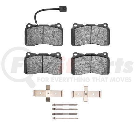 1551-1016-01 by DYNAMIC FRICTION COMPANY - 5000 Advanced Pads - Ceramic and Hardware Kit