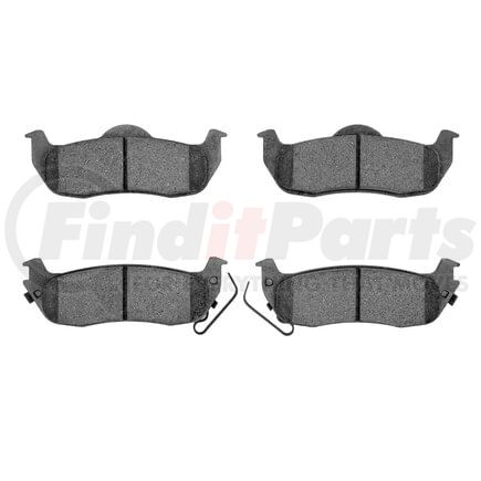 1551-1041-00 by DYNAMIC FRICTION COMPANY - 5000 Advanced Brake Pads - Ceramic