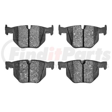 1551-1042-00 by DYNAMIC FRICTION COMPANY - 5000 Advanced Brake Pads - Ceramic