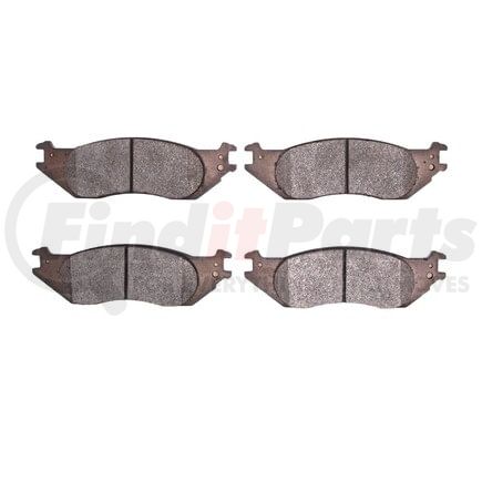 1551-1045-00 by DYNAMIC FRICTION COMPANY - 5000 Advanced Brake Pads - Semi Metallic