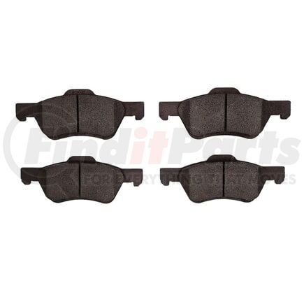 1551-1047-10 by DYNAMIC FRICTION COMPANY - 5000 Advanced Brake Pads - Ceramic