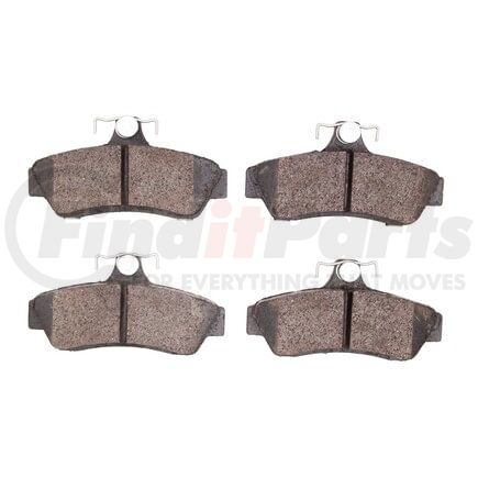 1551-1048-00 by DYNAMIC FRICTION COMPANY - 5000 Advanced Brake Pads - Semi Metallic