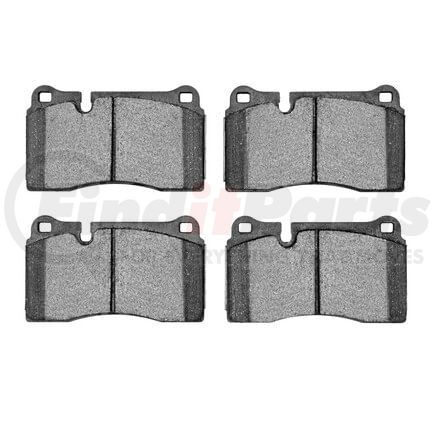 1551-1600-00 by DYNAMIC FRICTION COMPANY - 5000 Advanced Brake Pads - Low Metallic