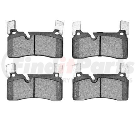 1551-1607-00 by DYNAMIC FRICTION COMPANY - 5000 Advanced Brake Pads - Low Metallic