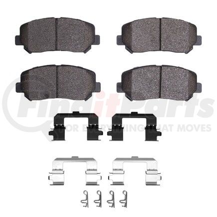 1551-1623-01 by DYNAMIC FRICTION COMPANY - 5000 Advanced Pads - Ceramic and Hardware Kit