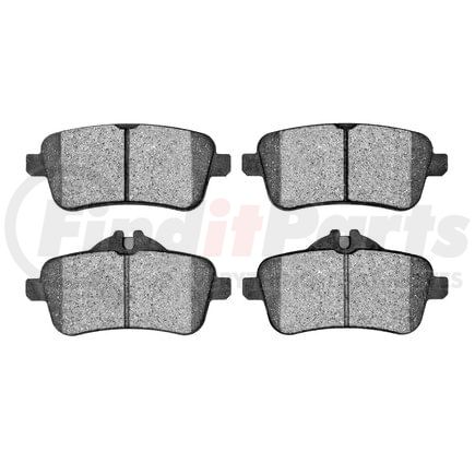 1551-1630-20 by DYNAMIC FRICTION COMPANY - 5000 Advanced Brake Pads - Low Metallic