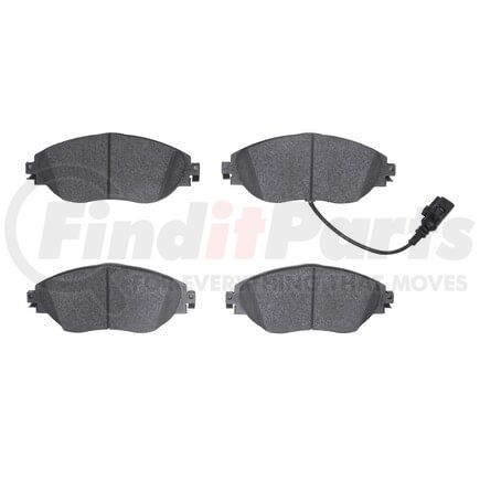 1551-1633-00 by DYNAMIC FRICTION COMPANY - 5000 Advanced Brake Pads - Ceramic