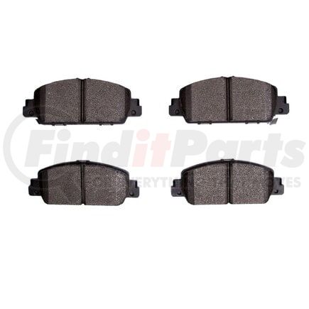 1551-1654-00 by DYNAMIC FRICTION COMPANY - 5000 Advanced Brake Pads - Ceramic